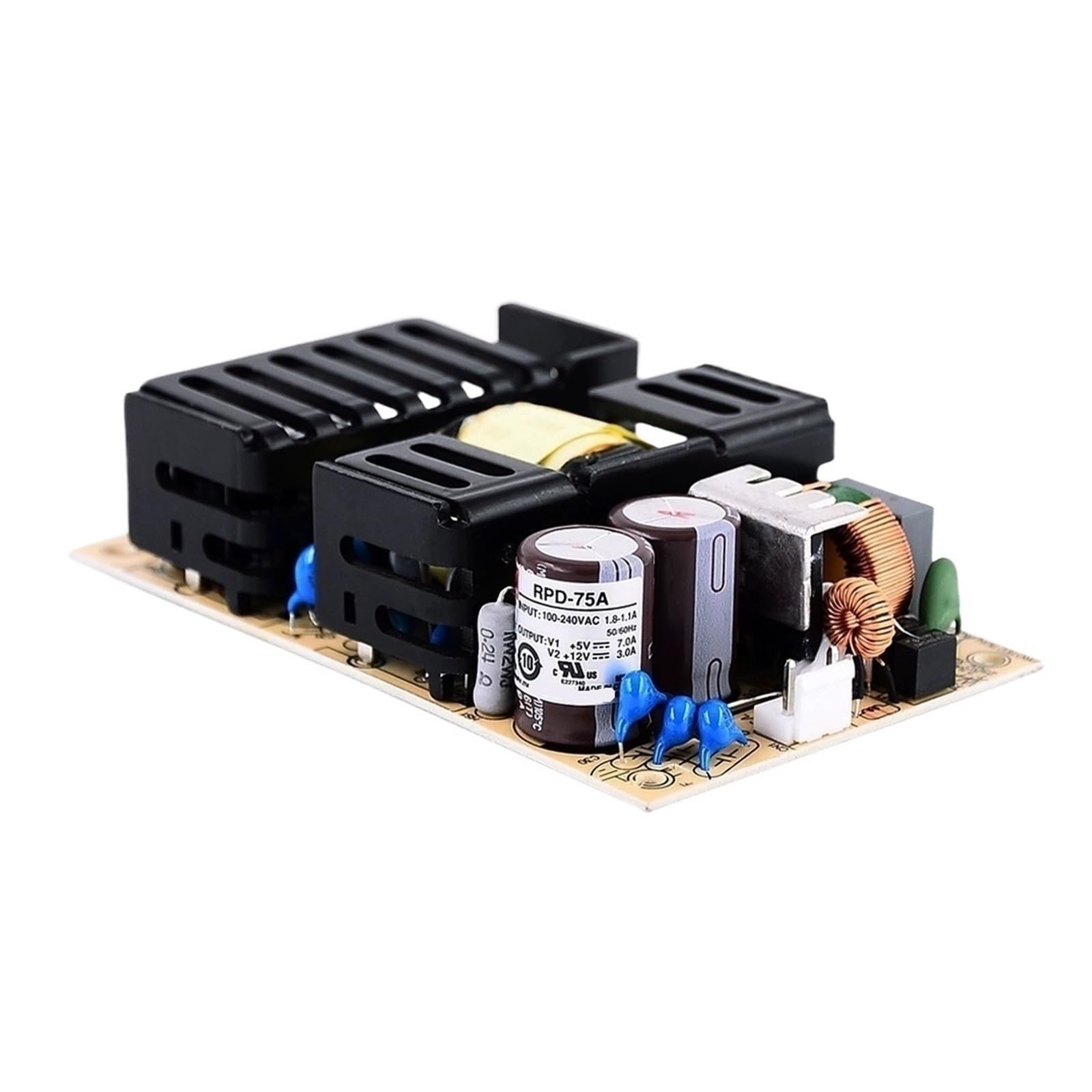 Alimentation à découpage 75 W double sortie RPD-75A pour châssis industriel