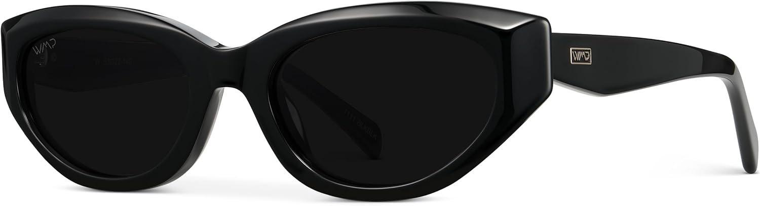 WearMe Pro - Women's Polarized Sunglasses, Narrow Fashion Cat-Eye Acetate Frame, Oval Lenses, Hand-Polished - Image 5