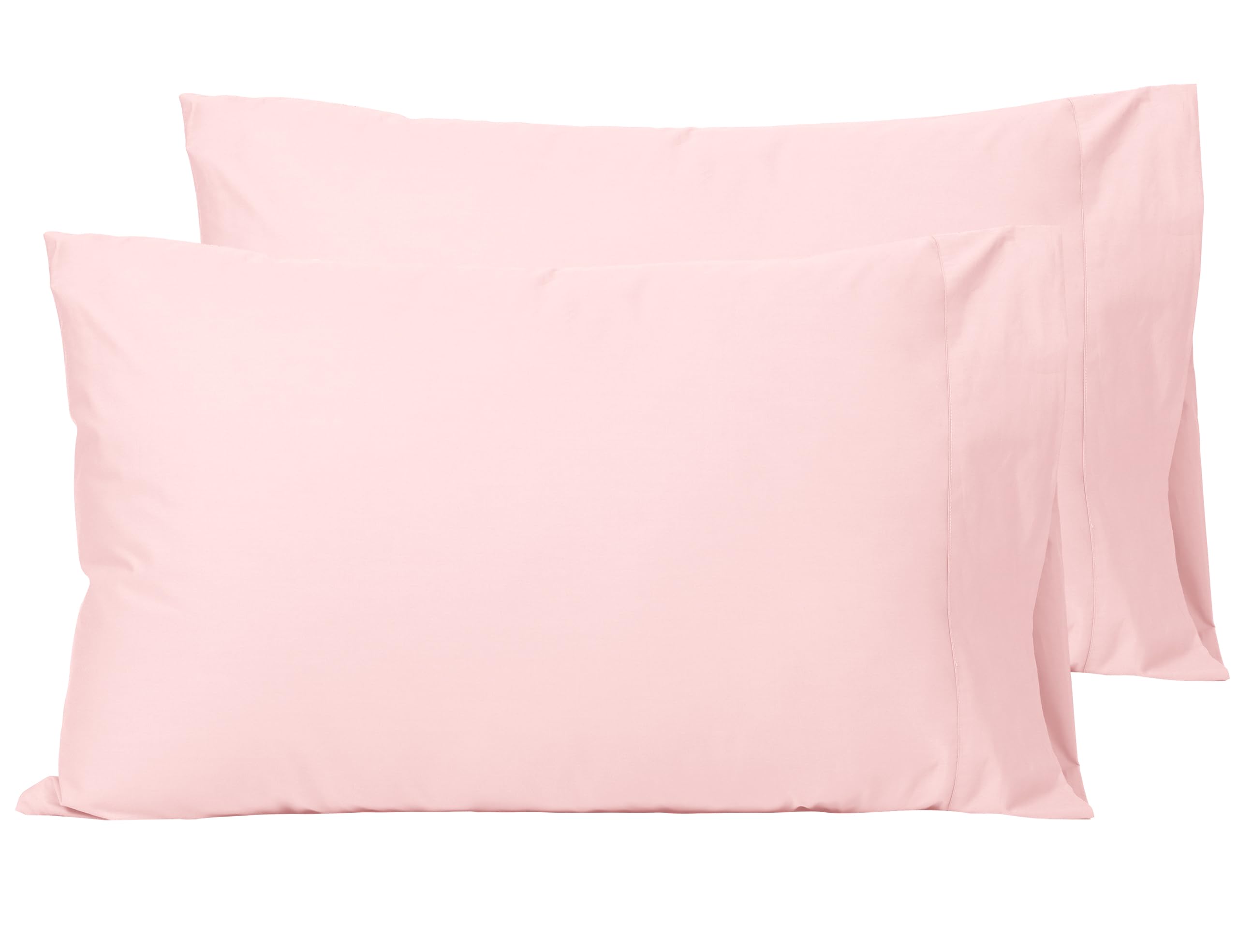 Sylvanora Pillow Cases 2 Pack, Soft & Premium 100% Egyptian Cotton Bedding, Breathable with Envelope Closure, Standard Size 50x75cm (Dark Pink, Pack of 2) — image 1