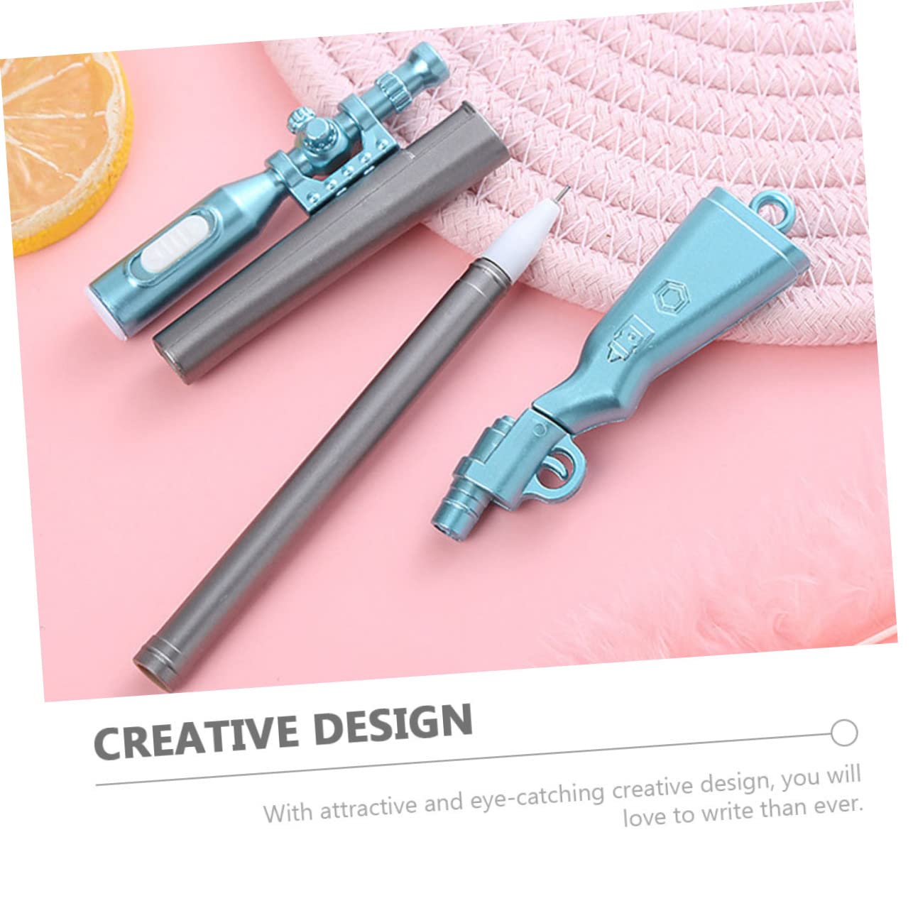 OSALADI 4 Set Penne Gel Luminescenti Multi Per Studenti Design Adorabile Per Scrittura E Ufficio 6 Pezzi * 4