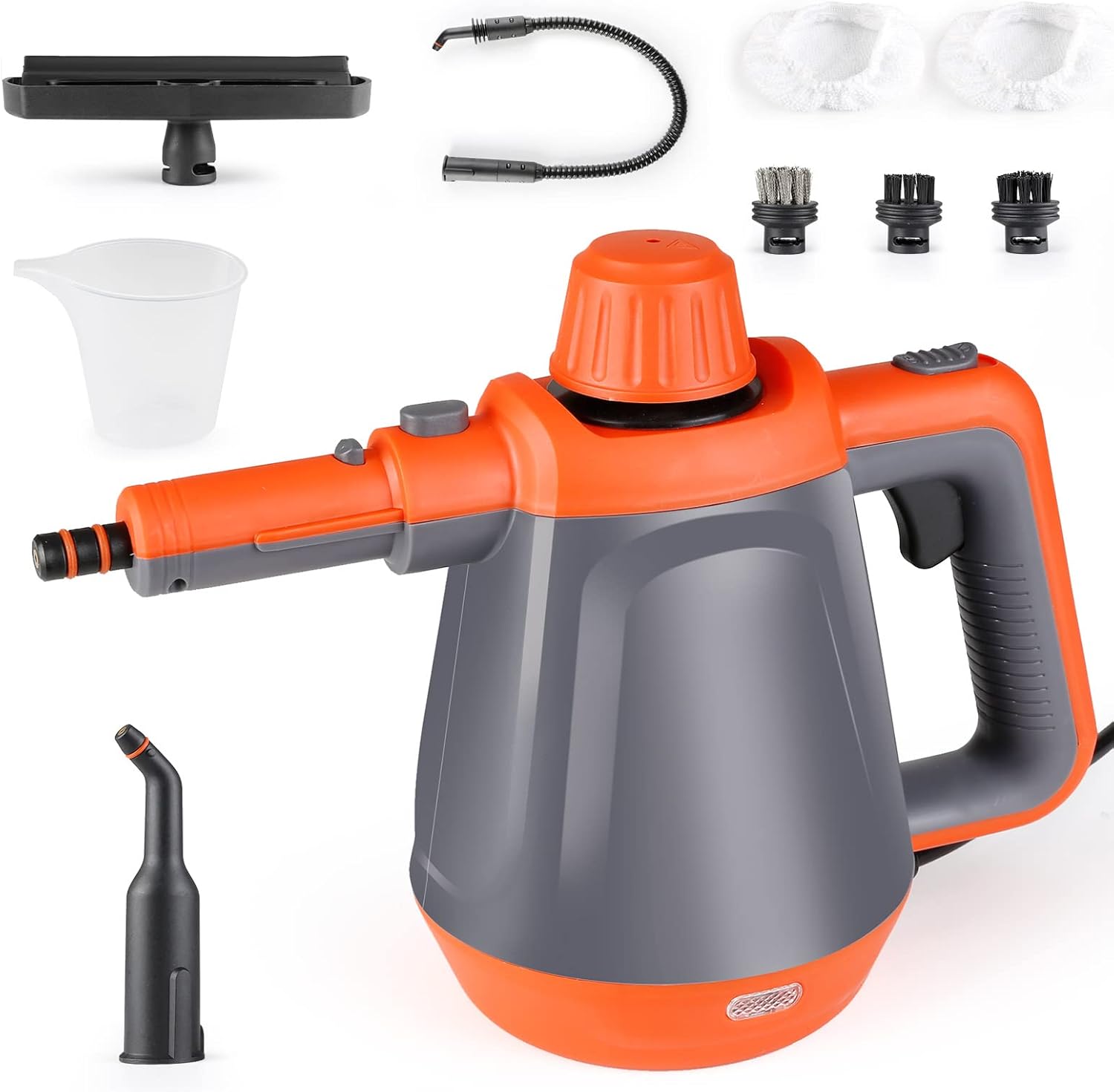 Steam Cleaner 1200W, handheld Steam Cleaner with 450ml Water Tank