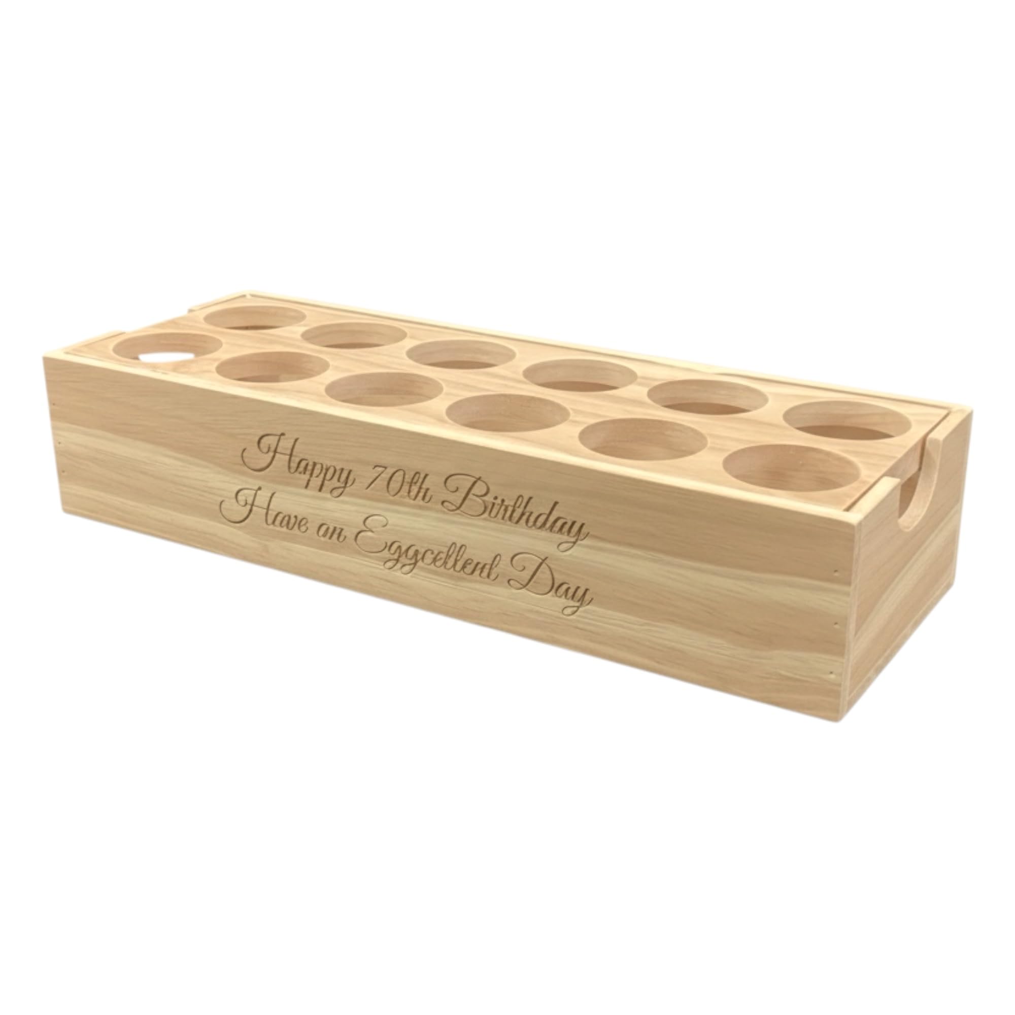 Personalised Modern Egg Organiser Holder Storage - A Unique & Eggcelent Engraved Housewarming New Home Gift