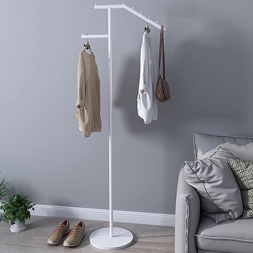 Miniatura 2 de LXBAMKEA Perchero para ropa, soportes de exhibición al por menor, base de mármol, tienda de ropa, boutiques, estantes de ventana, trajes para