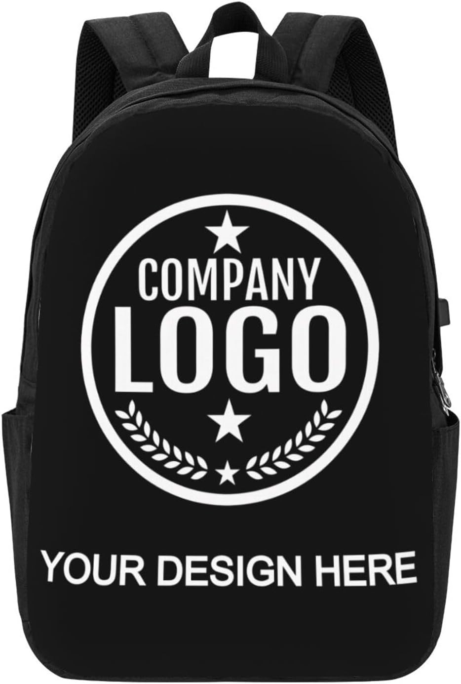 - Bulk Custom Backpacks With Logo Personalized Backpack Customized Backpacks for Bussiness Travel Work Design Your Text/Photo Customize Laptop Backpack for Company