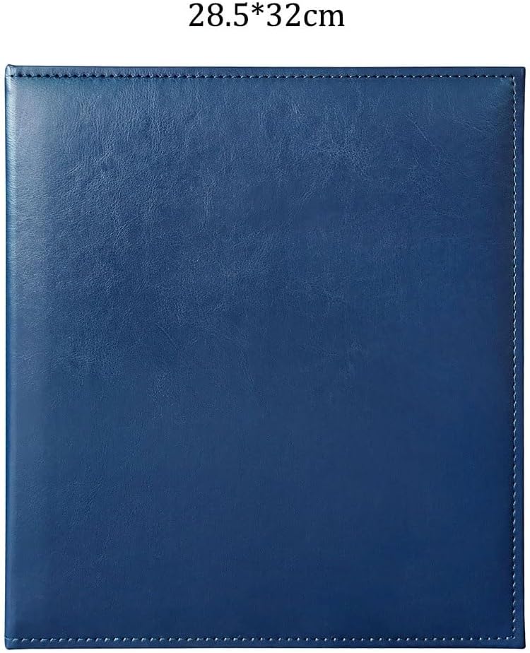 Travel Growth Commemorative Book ﻿ PU Leather Folder Certificate Award Certificate Document Storage Folder Hole Binder Applicable to photos, receipts, star cards, etc(white-Patch five-pointed star4)