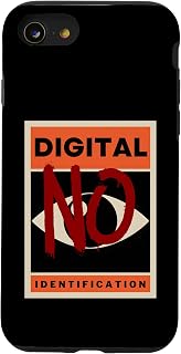 No Digital ID Dystopian Protest for Privacy & Freedom Case for iPhone SE (2020) / 7/8