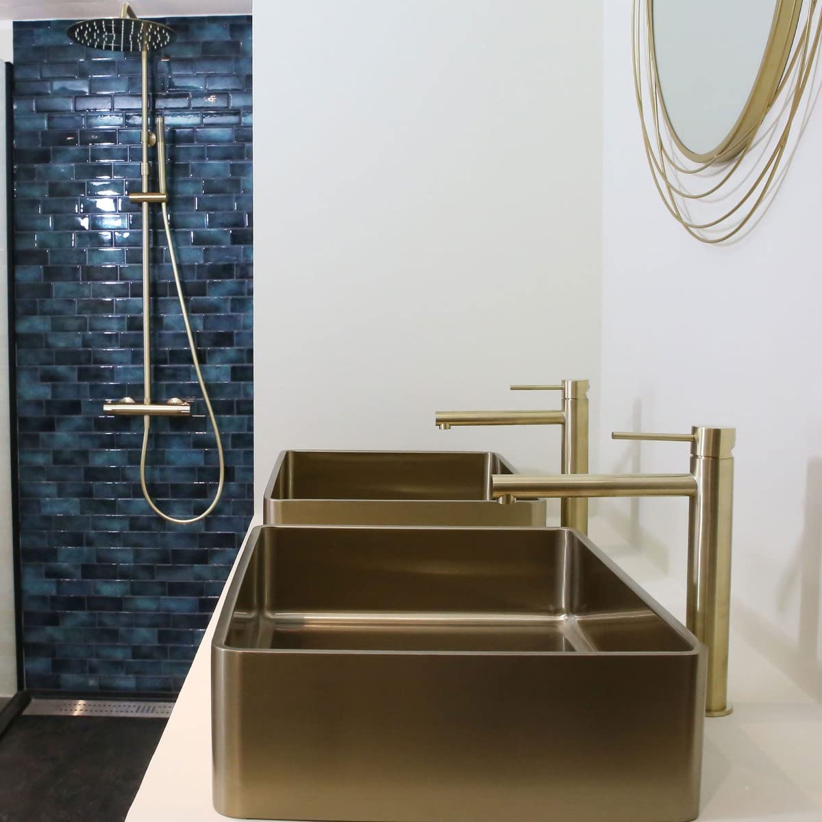 EsseBagno Kran do wanny Luisa wysoki złoty