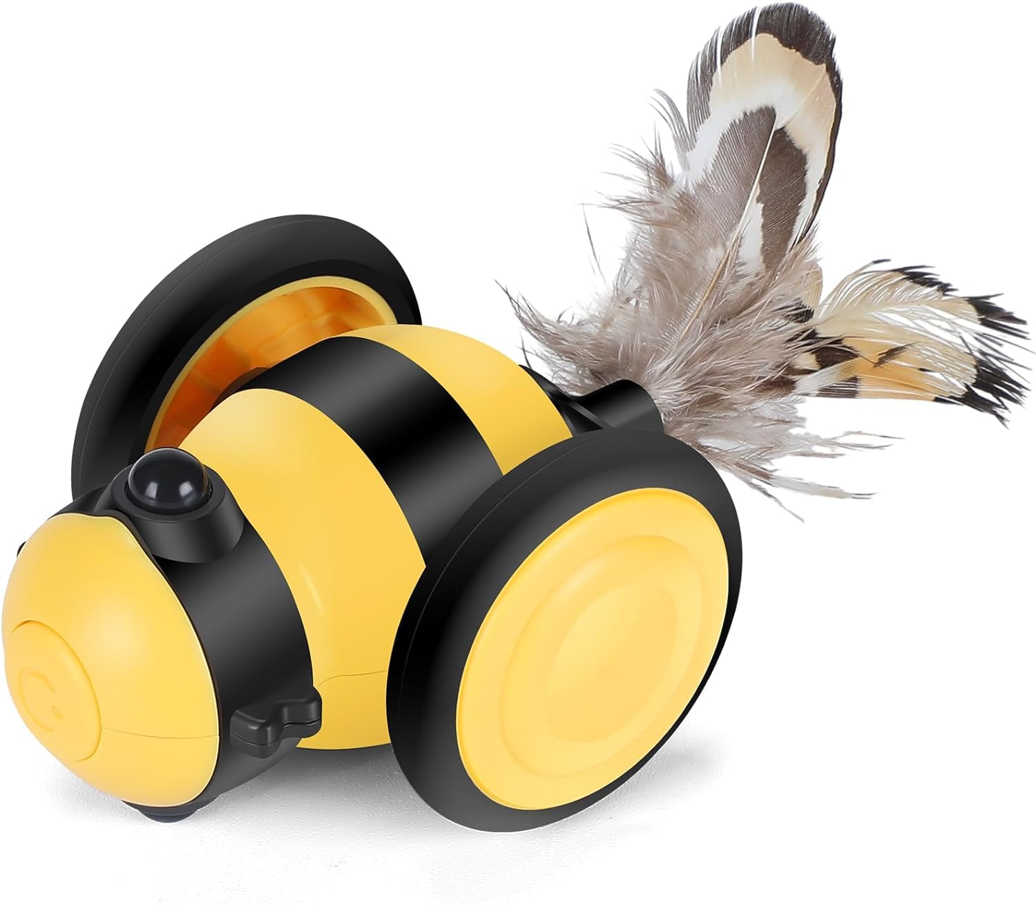 Songsier Juguetes Interactivos para Gatos, Juguete para Gato Recargable por USB, Juguete Electrónico para Gatos con Luz LED para Que Gato