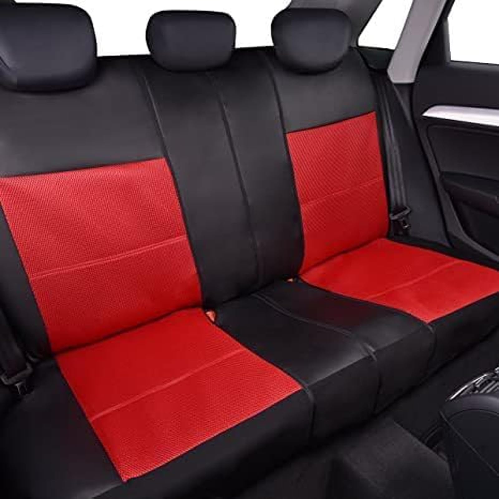 Auto Set Coprisedili per Toyota C-HR Hybrid 2024 2025 2026 2027, Pelle Durevole Anteriori Copri Sedili semplicità Inodore Protezione Sedile Accessori,A/Black