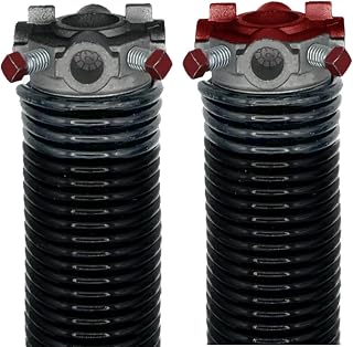 Premium Garage Door Torsion Springs - Pair (0.218 in. Wire x 2 in. D x 23.5 in. L) | Garage Door Spring Replacement for 7-8 Feet High Garage Doors (Right/Left)