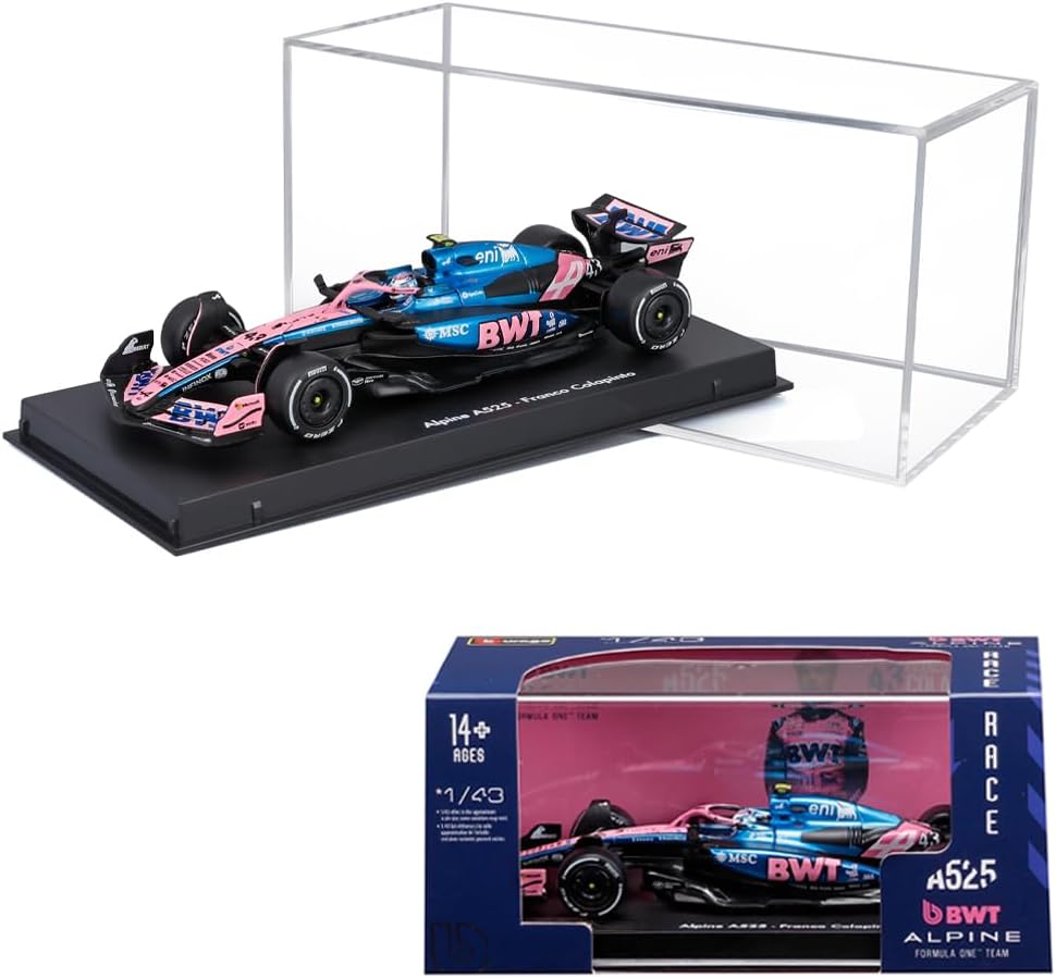 1/43 2025 BWT Alpine F1 Team A525 10# Pierre Gasly F1 43# Franco Colapinto Alloy Car Die Cast Car Model Collection Gift (1/43 A525 43# W/Driver)