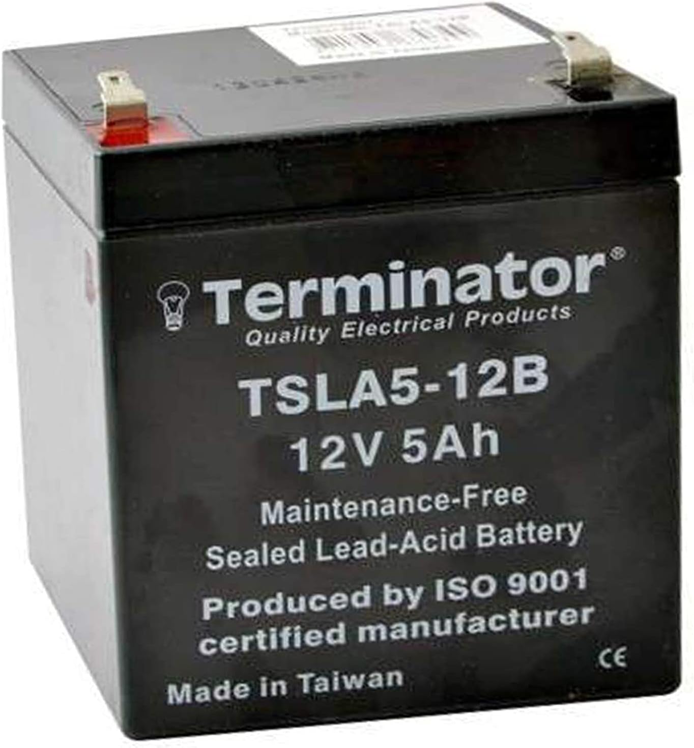 TERMINATOR RECHARGEABLE SEALED LEAD ACID BATTERY 12V 5Ah