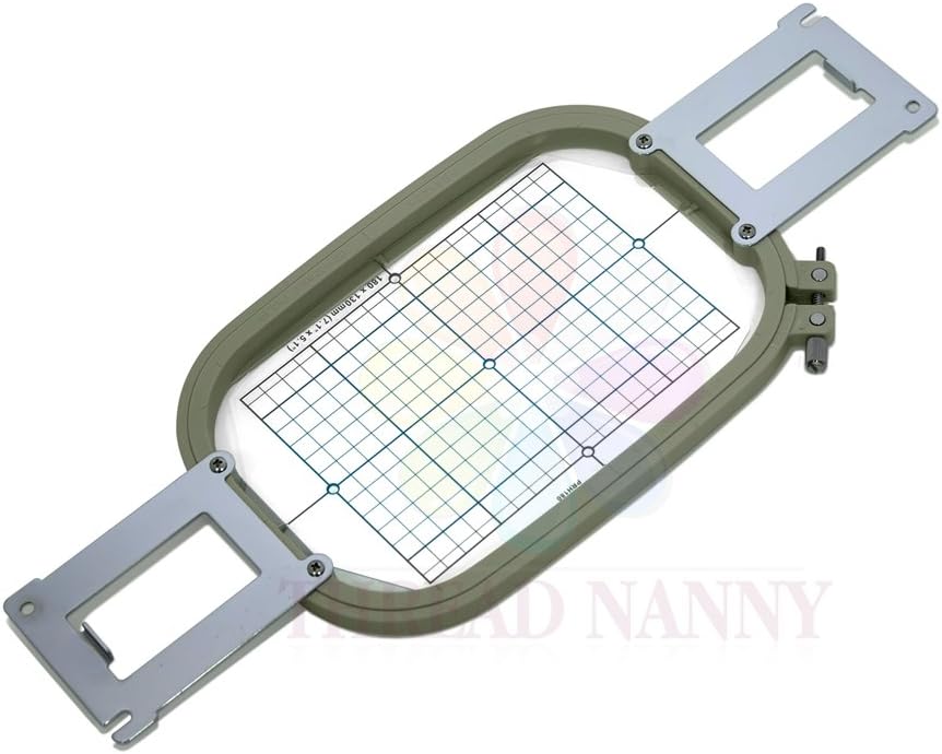 New 5 x 7 Embroidery Hoop for Brother PRH180 PR600 PR600II PR600C PR620 PR620II PR650 PR650E PR1000 PR1000E Babylock EMP6 BMP6 BMP8 BMP9 ENT10- Replacement for PRH180 EPF180 from ThreadNanny
