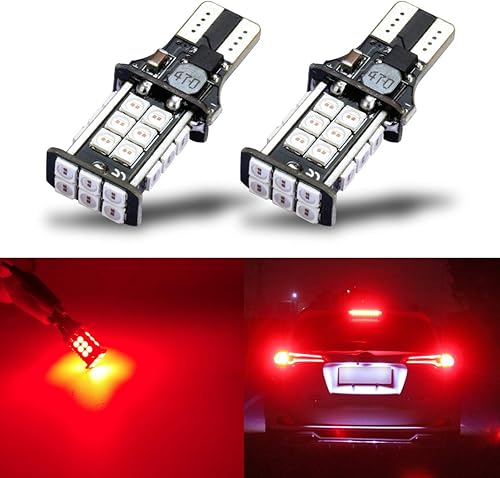 Miniatura 5 de iBrightstar 3030 chipsets T15 912 W16W 921 bombillas LED sin errores para luces de marcha atrás, luces de carga para camiones, 3 luces de freno,