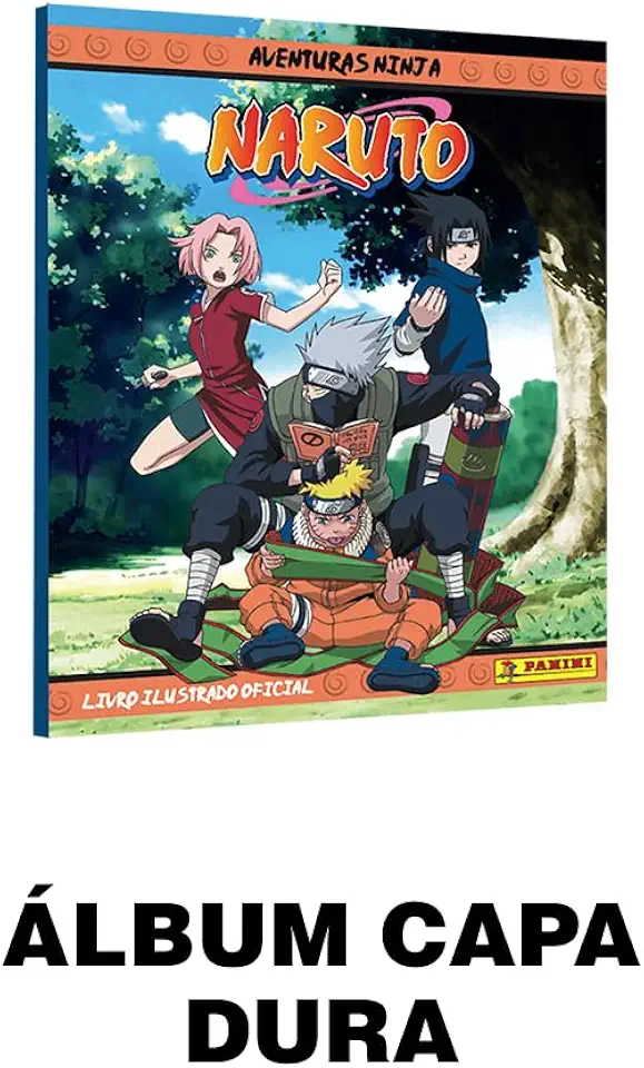 Álbum de Figurinhas Capa Dura Naruto 2025