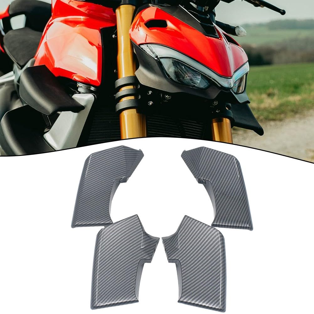 Aileron carbone Streetfighter V4 pour stabiliser la moto sur piste