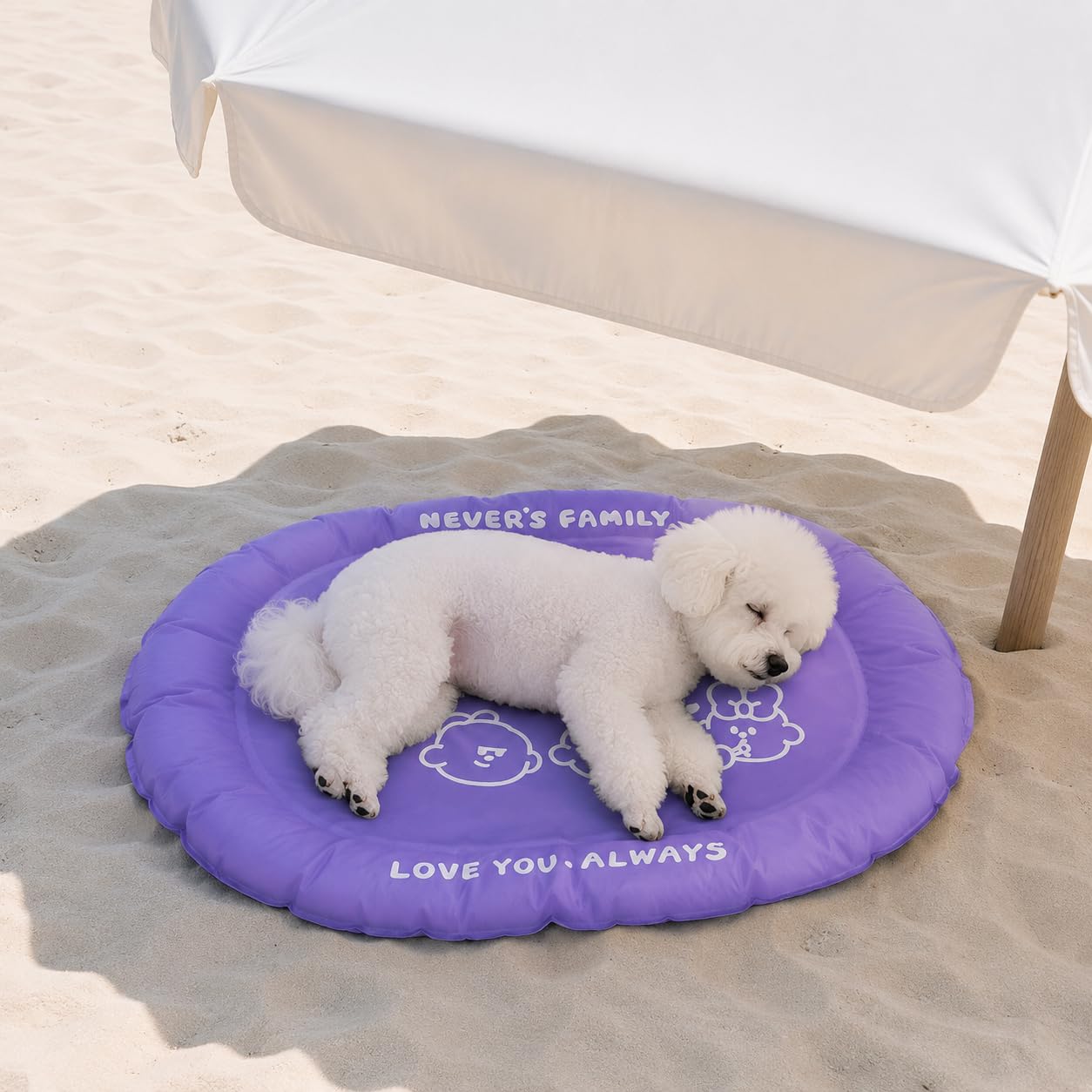 Tapis Rafraîchissant Chien 66x44 cm, Tapis pour Chien Imperméable Lavable, Tapis Fraîcheur Chien Résistant Morsures pour l'Été, Coffee
