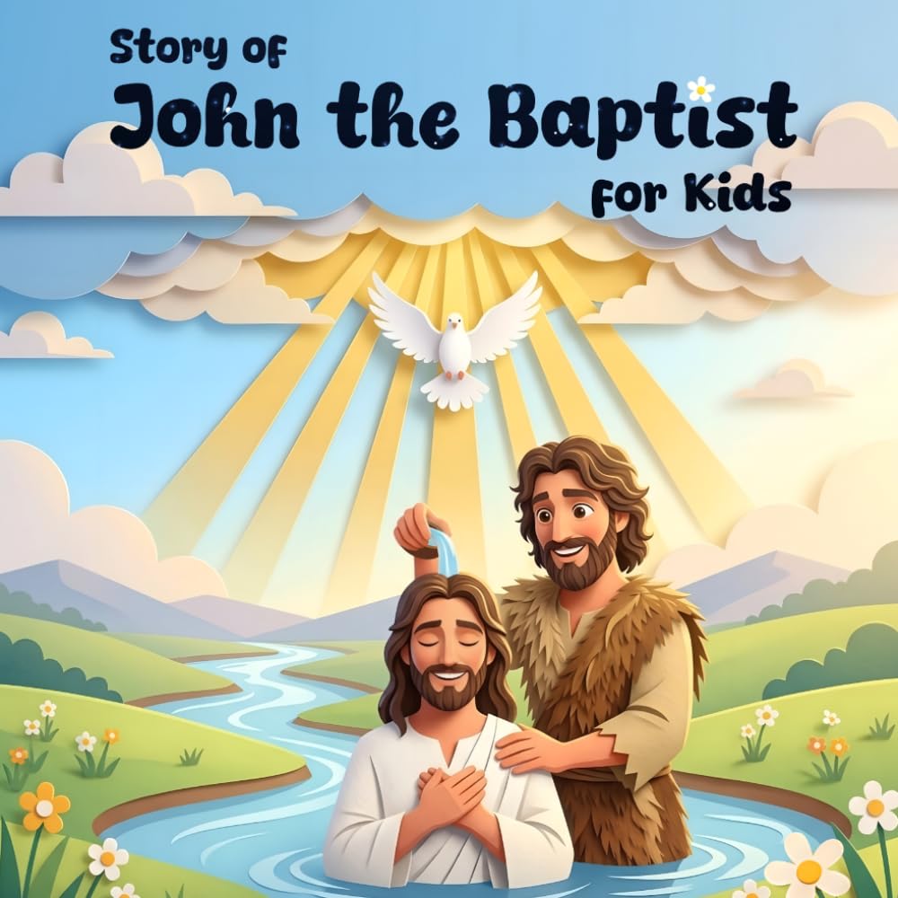 Story of John the Baptist for Kids: A Bible Storybook About Baptism of Jesus (Bible Stories for Kids)