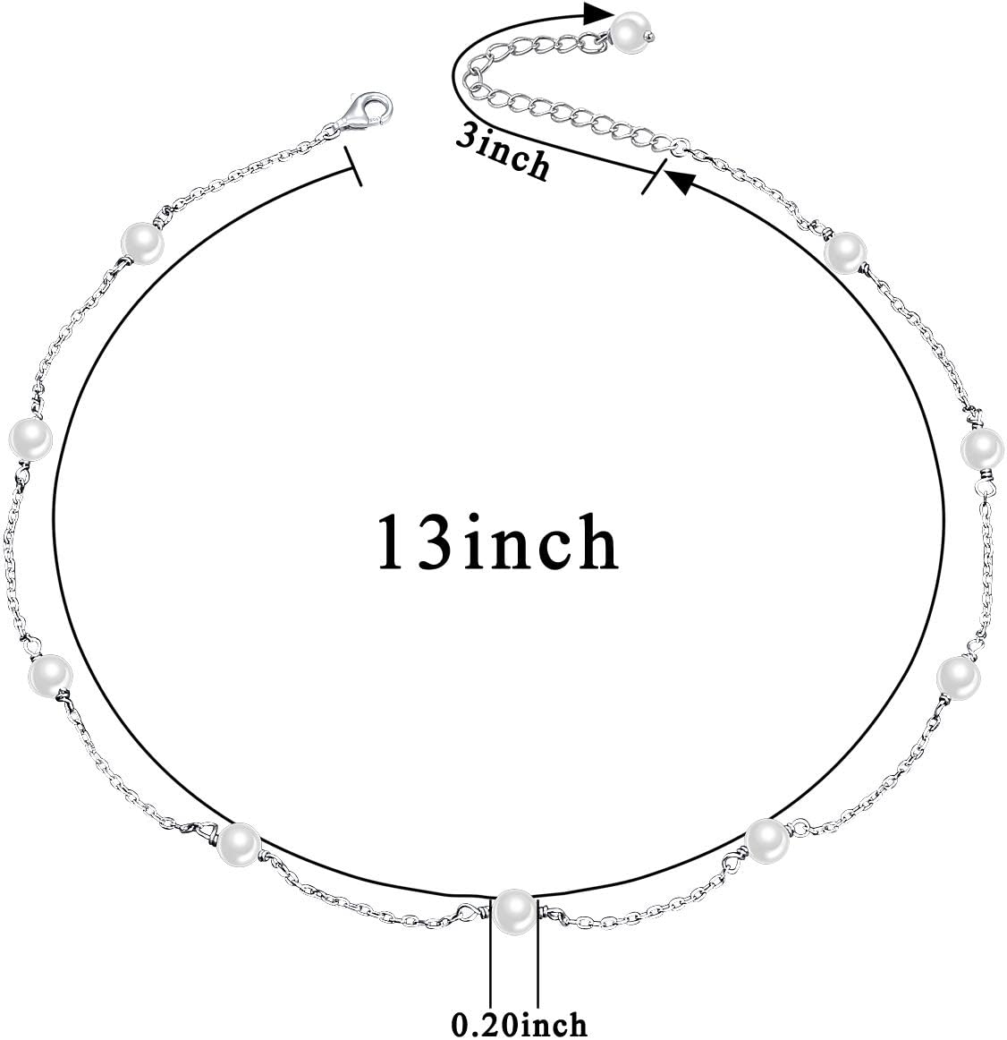 S925 Sterling Silver Choker Shell Pearl Beads Clavicle Short Pendant Necklace for Women Jewelry - Image 6