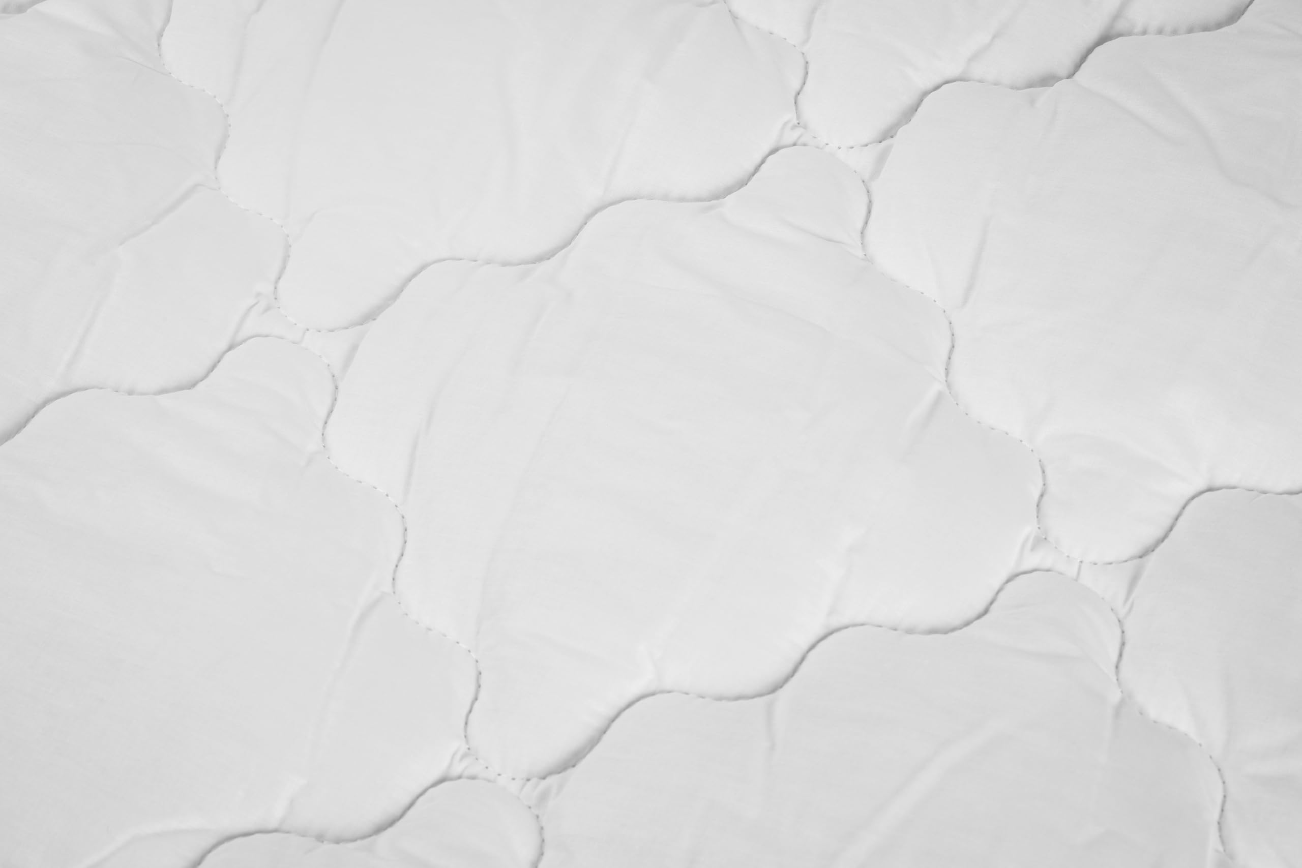 Topper Reversibile Estate/Inverno 90x200cm - Lato Cotone Fresco, Lato Peluche Caldo, 500gr Imbottitura - Foto 9