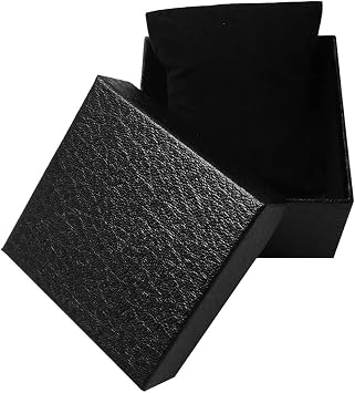 Single Watch Gift Box with Pillow Faux Leather Wristwatch Display Case Organizer Watch Box for Men Women Small Jewelry Box Bracelet Gift Box Organizer Storage Holder Case Black