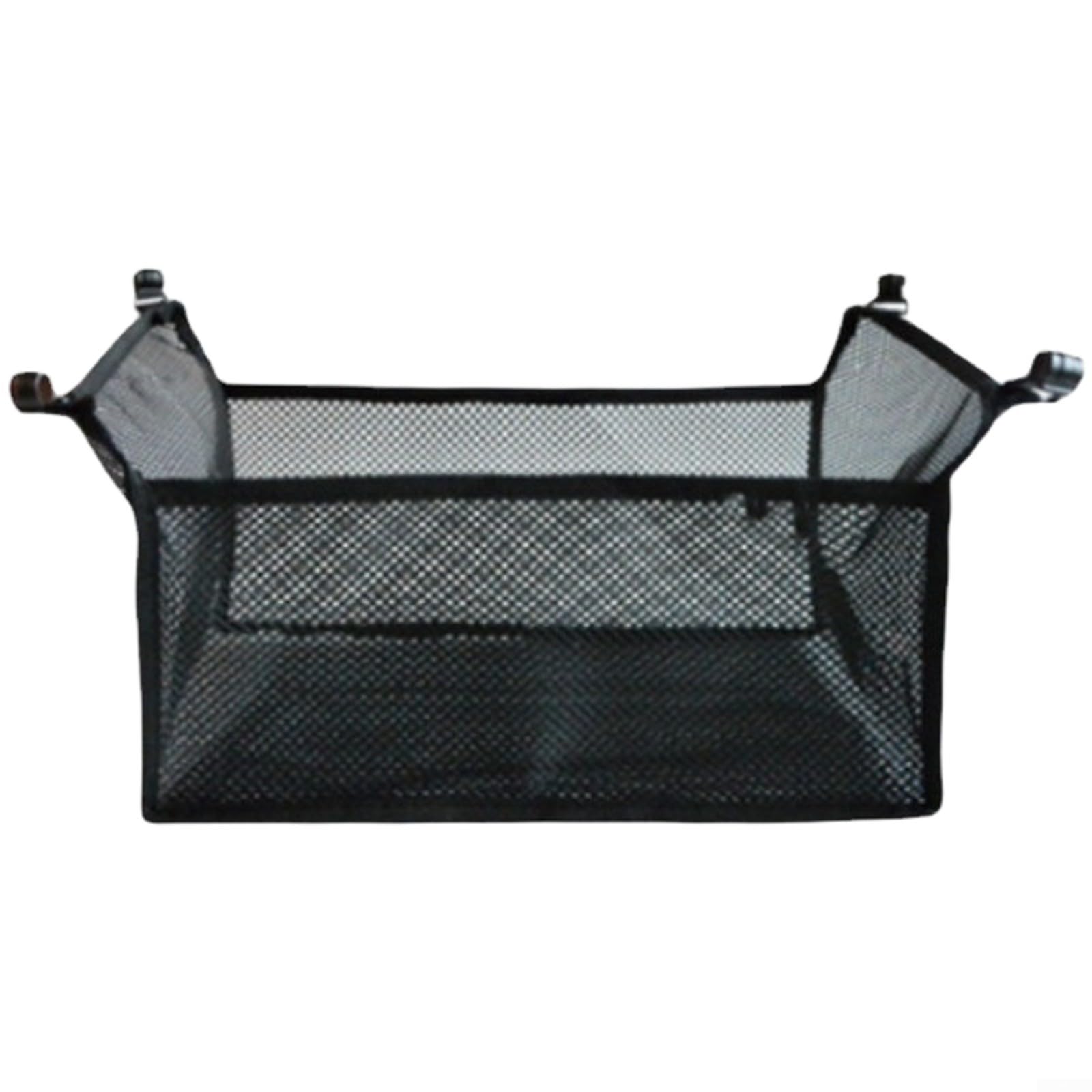 Under Table Mesh Storage Bag, For Camping Foldable Table 18L Large Capacity Hanging Net Organizer Cloth Gear Holder, For Outdoor Picnic Hiking, Black, 33X29x19cm