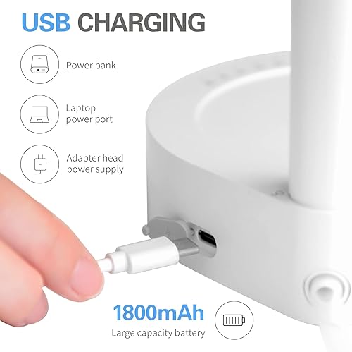 Miniatura 5 de Dispensador de botellas de agua de escritorio, portátil, eléctrica, para encimera de 5 galones y botellas universales, dispensador automático de