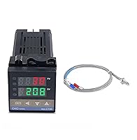 Vista 1 de REX-C100FK02-V*DA Controlador de temperatura solar Termostato Relé Salida SSR Salida 0 ~ 400 con 1M termopar K SSR Salida