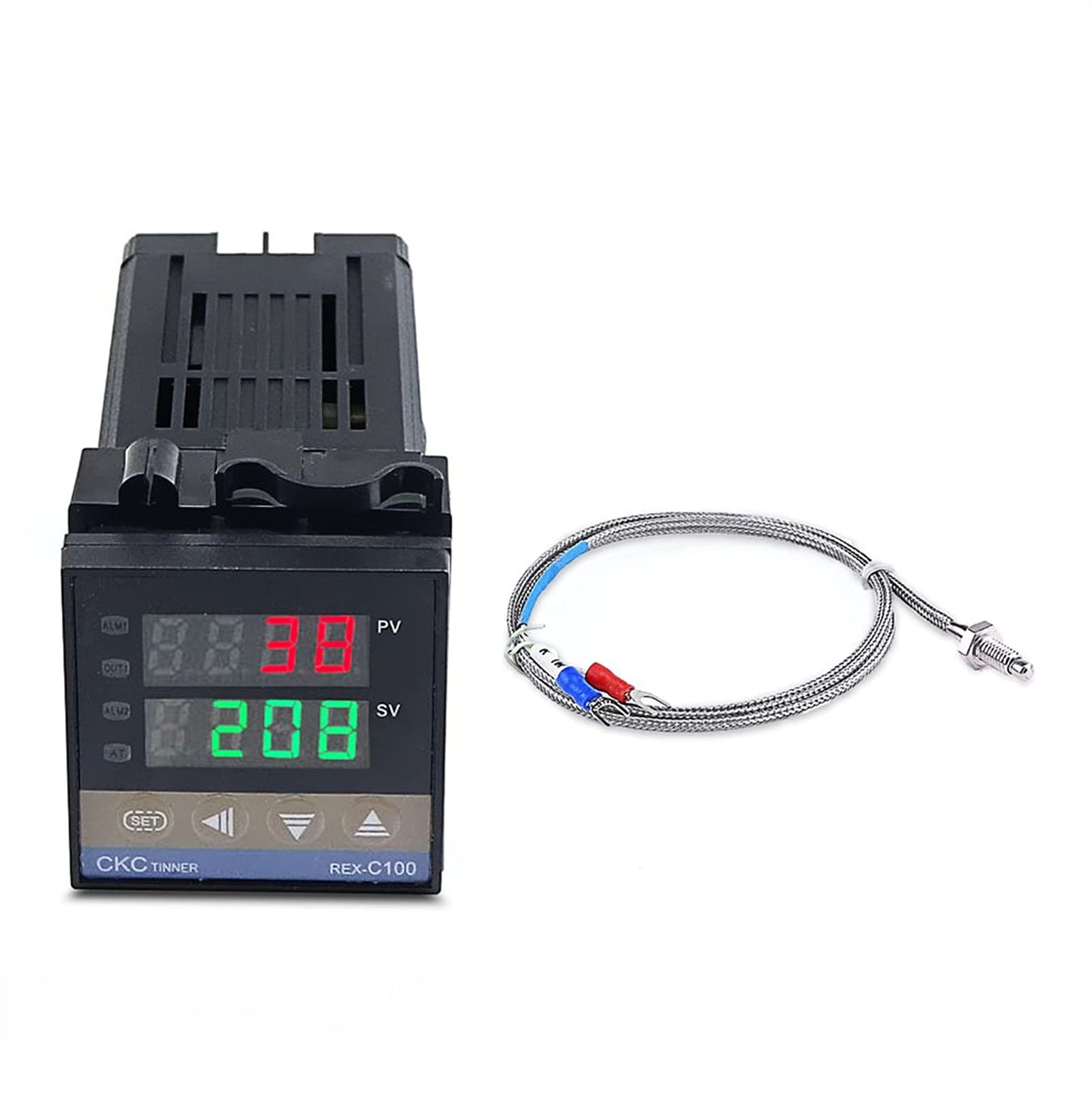 Régulateur de température ONECM REX-C100FK02-V*DA sortie SSR haute précision avec sonde K