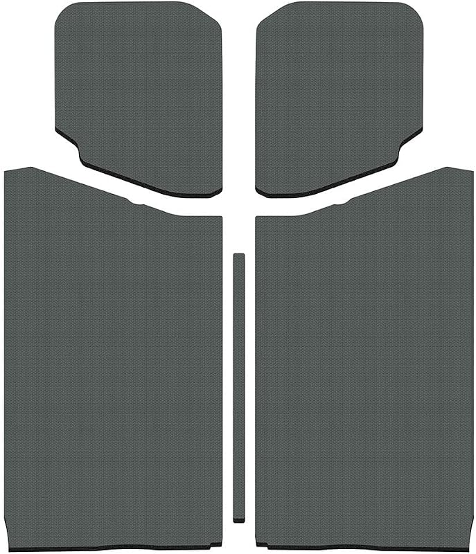 Forro acústico do teto Design Engineering para Jeep Wrangler JL 2 portas com hardtop, cinza – Kit com 12 peças