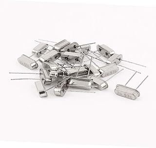 NEW LON0167 20 Pcs 24.576MHZ DIP Passive Quartz Crystal Oscillator Silver Tone HC-49S(20 StÃ¼cke 24.576MHZ DIP Passiver Quarzkristalloszillator Silberton HC-49S