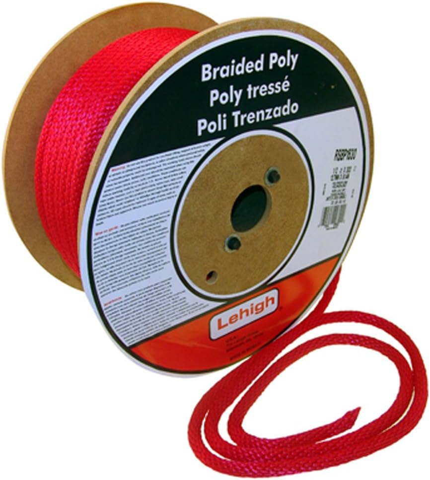 Lehigh RSBP1630 1/2-Inch by 300-Feet Polypropylene Solid Braid Derby ...