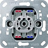 Gira 1078492 Wippschalter 011200 Aus 2-pol Kontroll Einsatz, 250 V