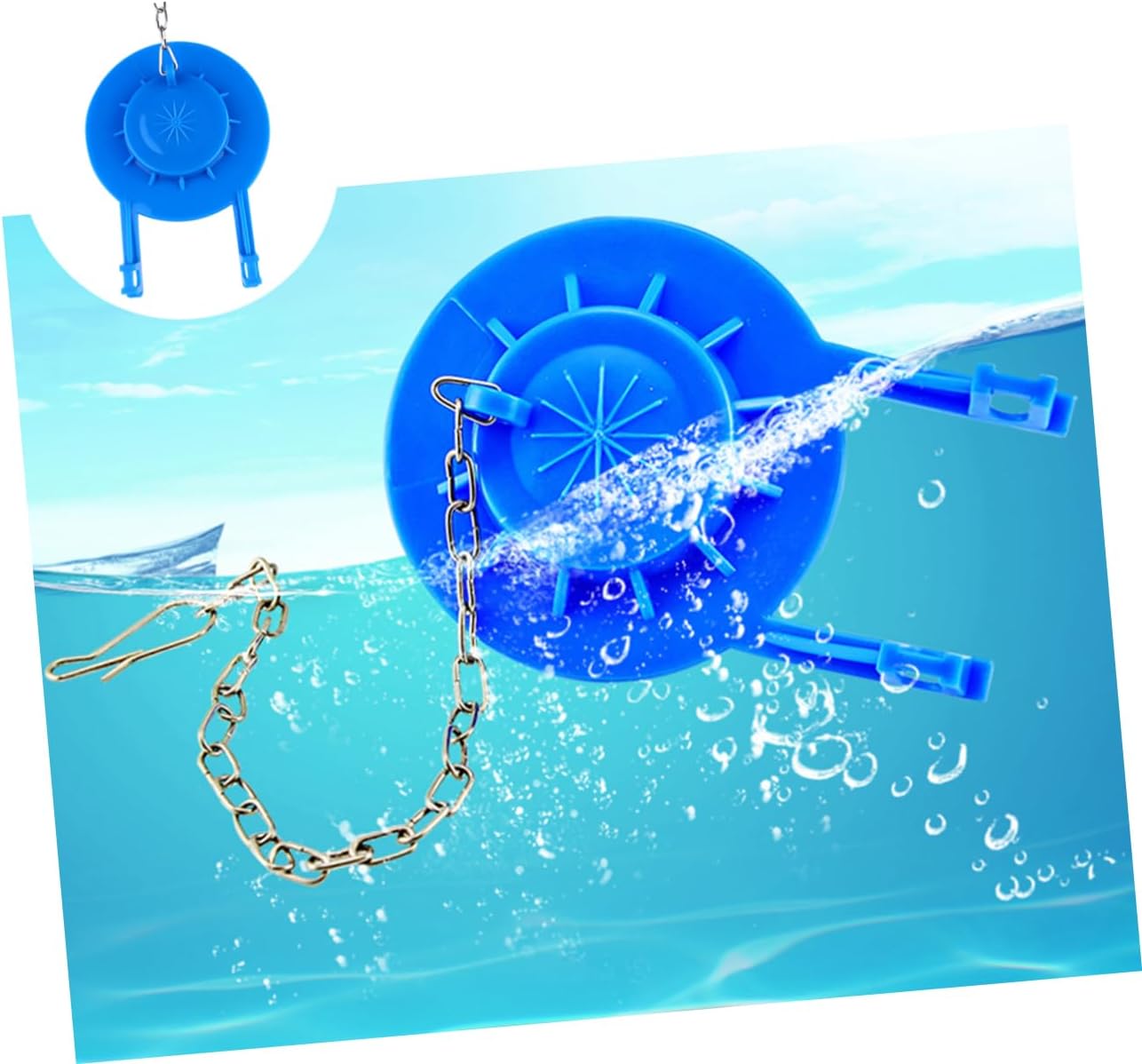 ORFOFE Practical Toilet Flapper for Home Bathroom Durable Toilet Tank Accessory for Efficient Water Drainage Easy to Install Design for Use