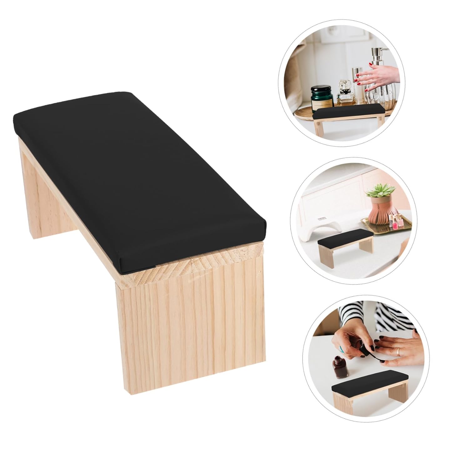 Ergonomic Nail Arm Rest Cushion Comfortable Hand Pillow for Manicure Stylish Wrist Pad for Nail Art Technicians Japanese-style Design Holds Lamp