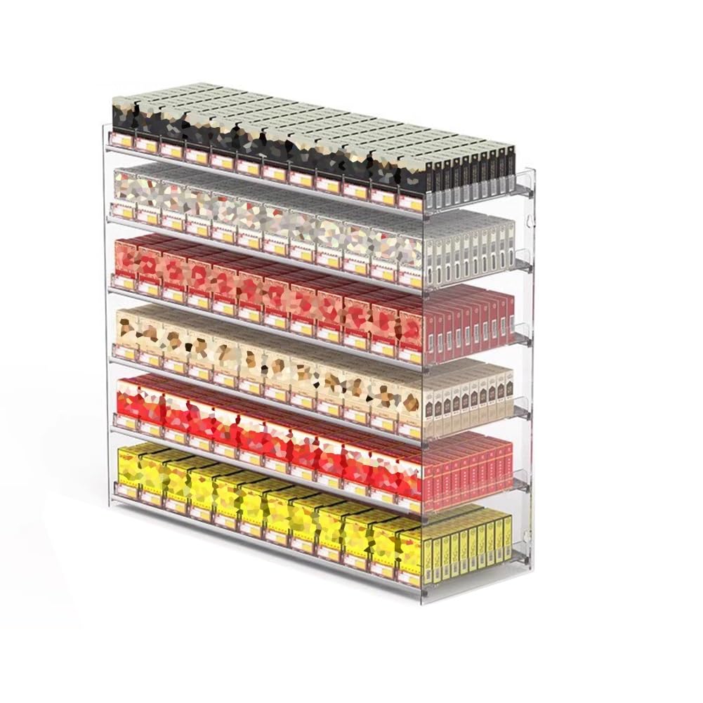 Présentoir à cigarettes acrylique pour ranger le comptoir encombré des commerces de proximité