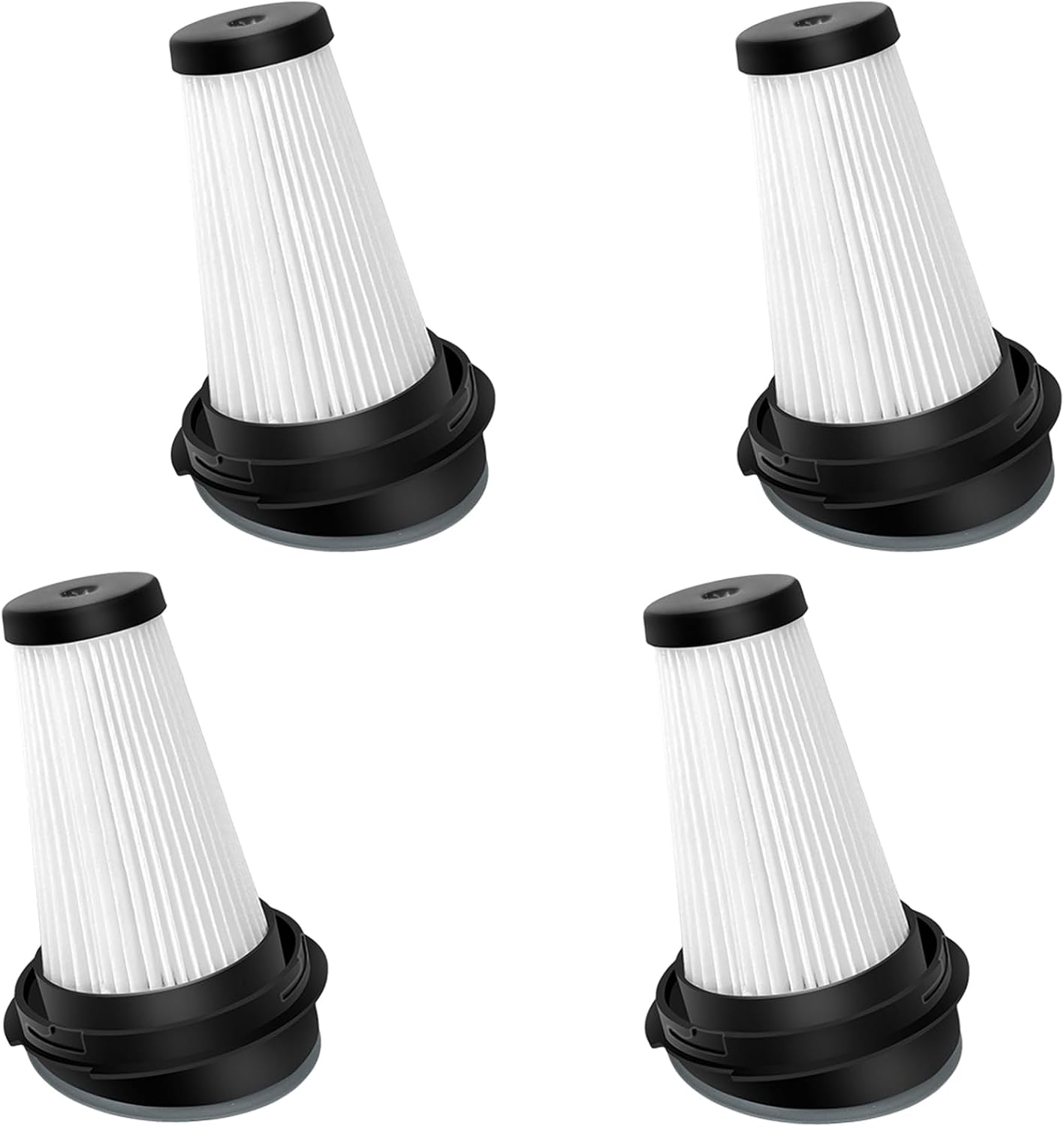 Pack of 4 Replacement Filters Compatible with Rowenta X-PERT 160 / X-pert 3.60 Filter Replacement Parts for Vacuum Cleaner Replacement Filter ZR005202 RH6921WO RH6933WO RH6971WO RH6973WO RH6974WO RH6985WO RH722 21WO