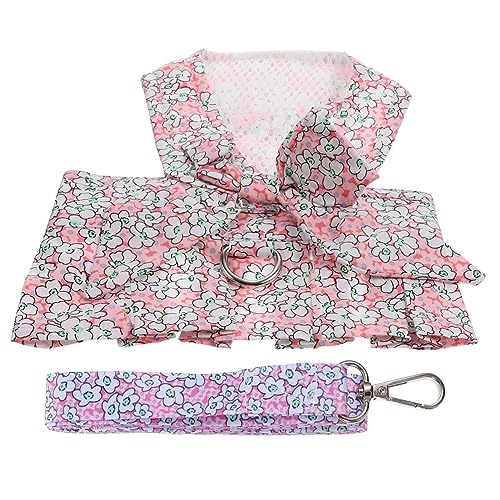 BESPORTBLE 1 Conjunto De Vestido Com Colete Suspensor Para Cachorro Saia Com Trela Vestidos De Papai
