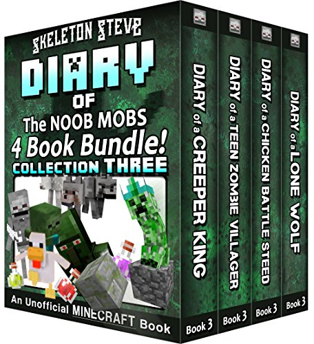 Diary Book Minecraft Series - Skeleton Steve & the Noob Mobs Collection 3 : Unofficial Minecraft Books for Kids, Teens, & Nerds - Adventure Fan Fiction ... Noob Mobs Series Diaries - Bundle Box Sets)