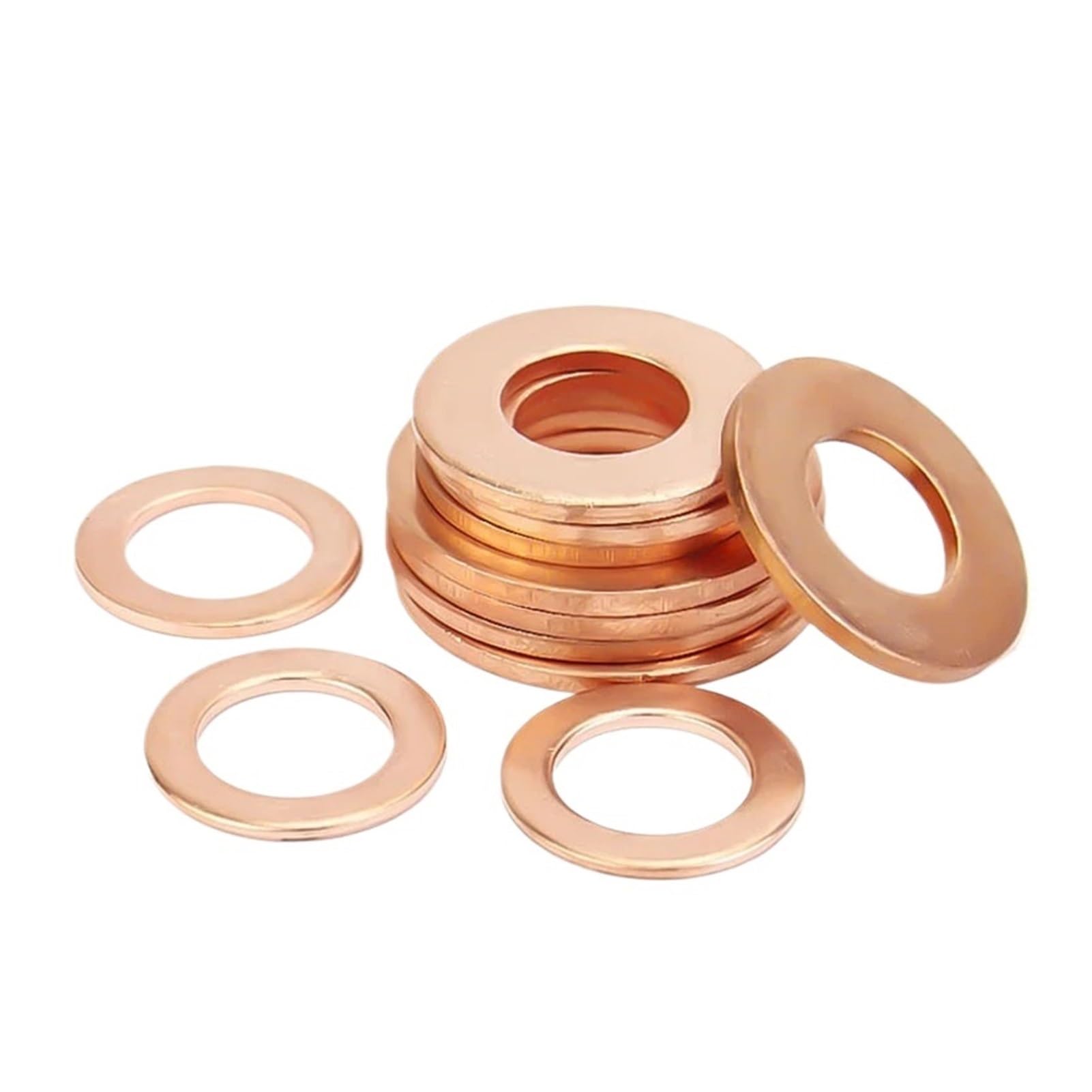 10/50 juntas de cobre M16-M60 for tapones de cárter(18X34X2MM_50PCS)