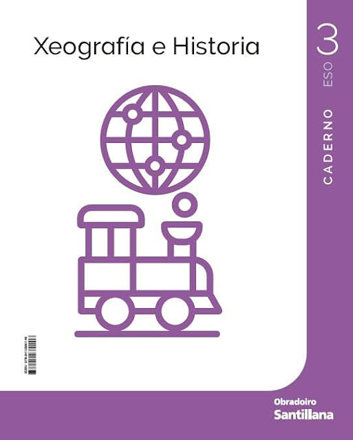 Portada de Caderno de Xeografia e Historia 3º ESO Construyendo Mundos Ed. 2025