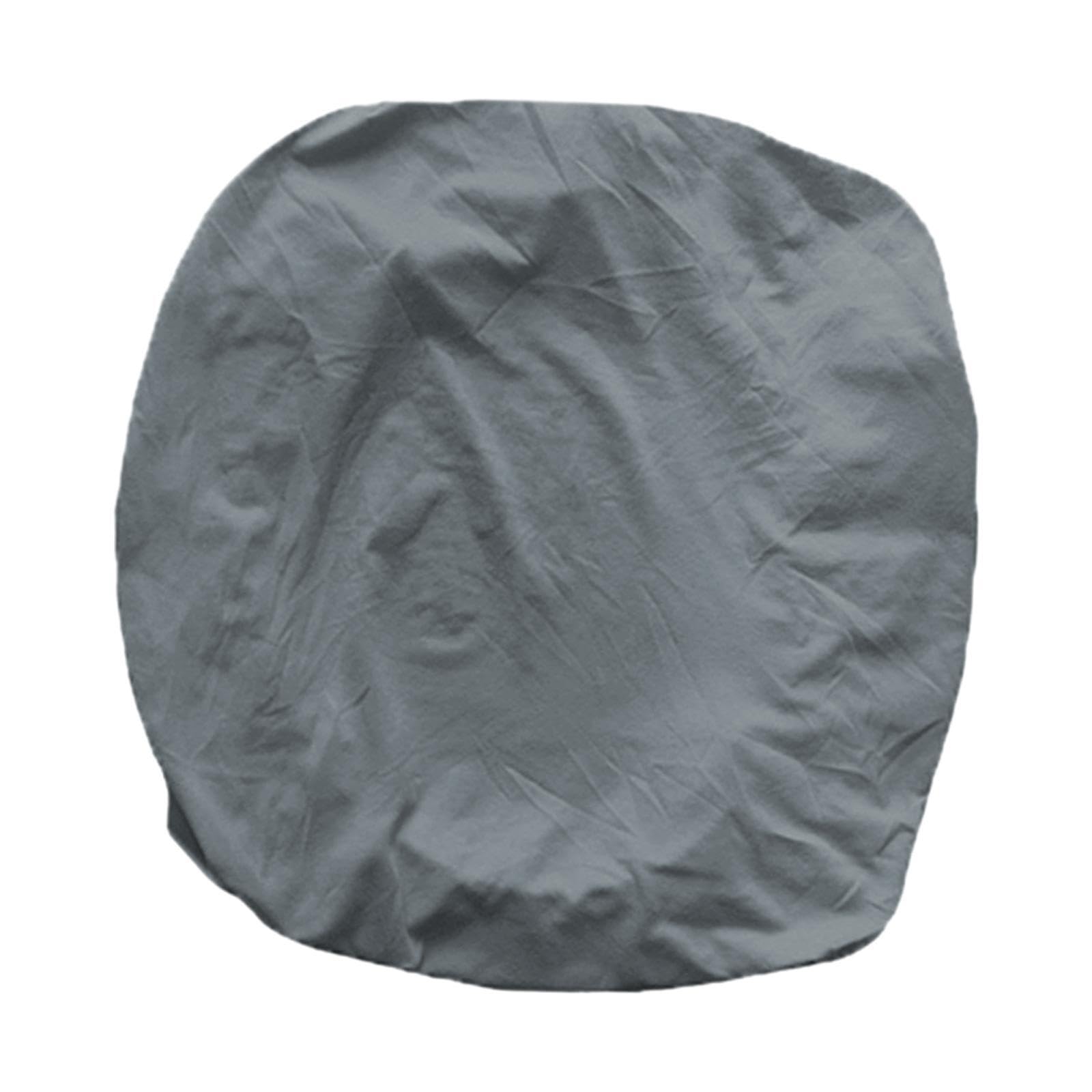 Mophrati Medium Gray Elegant Washable Chair Slipcovers Offering Dust While Adding Modern To Decor Stain Chair Dining Room Covers Dustproof Seat Slipcover, 38-48Cm