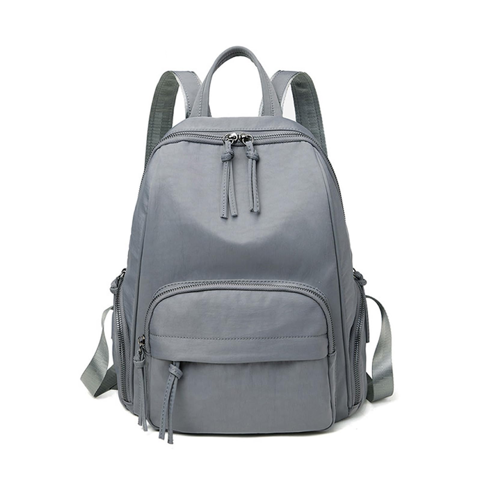 BUKESIYI Donna Borsa Zaino Elegante Zainetto Borse a Tracolla Zaini Antifurto Zainetti 2026 Firmate Nylon IT78591 Grigio