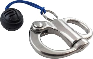 PT Fixed Snap Shackle Quick Release Fixed Bail Snap Shackle for Rigging, Sailboat - Yachts - Tenders (2.75 INCH - 1PCS)