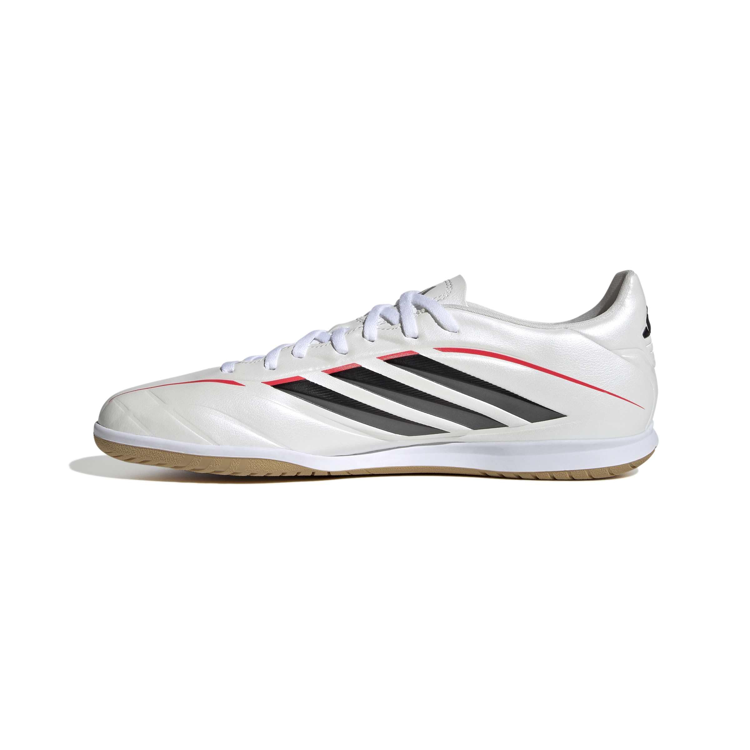 adidas Unisex COPA Pure IV Club Indoor Football Shoes, Zero met./core Black/Lucid red, 12.5 UK