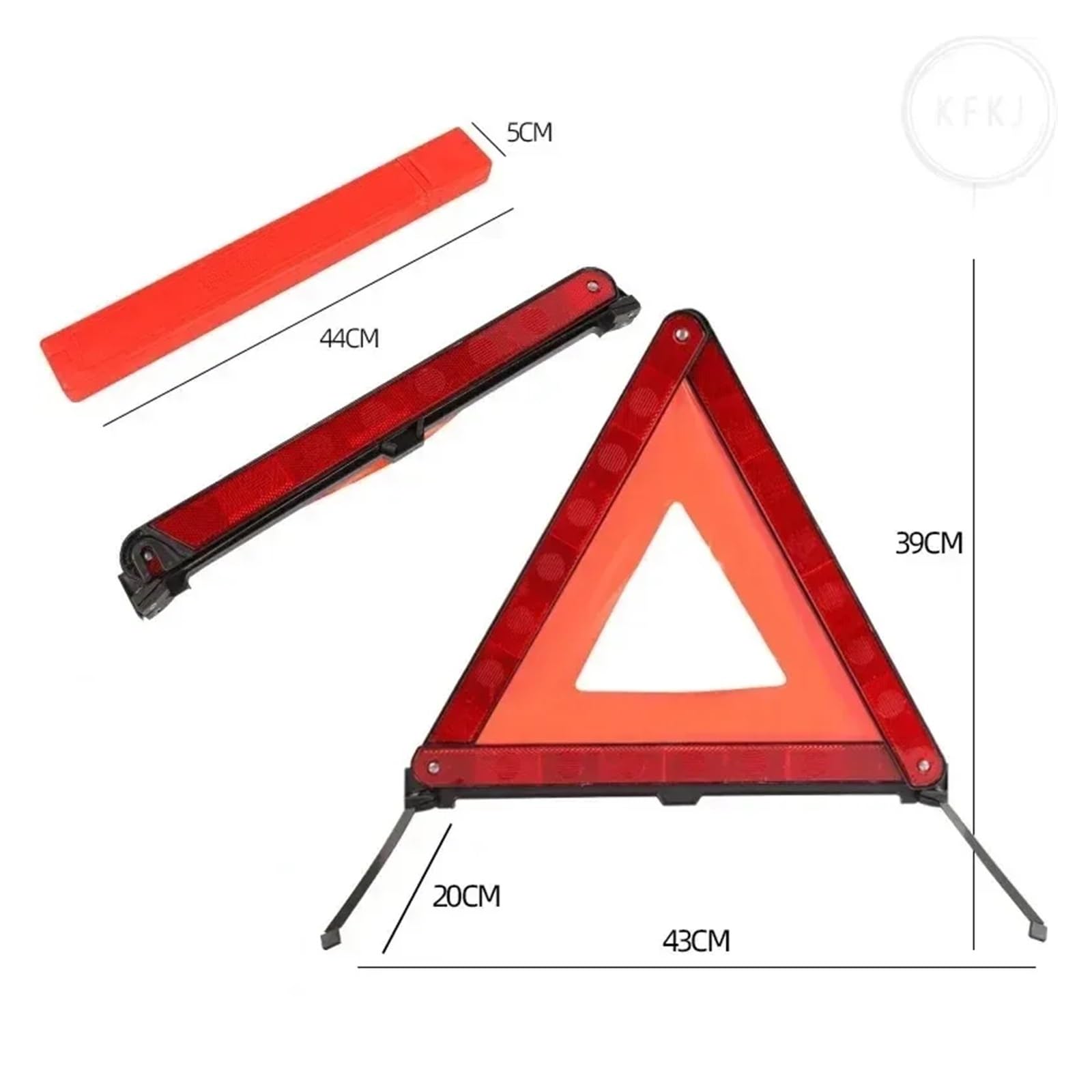 Triangolo di Emergenza for Auto SUV Van Bus Guasto Riflettente Pieghevole Segnale di Stop Stradale Triangolo di Emergenza