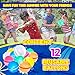 Karachy 12 Pack Reusable Water Balloons - Magnetic Design Pool Toys for Kids Ages 4-8, Beach Toys for Kids Ages 8-12, Eco-Friendly and Safe Outdoor Fun