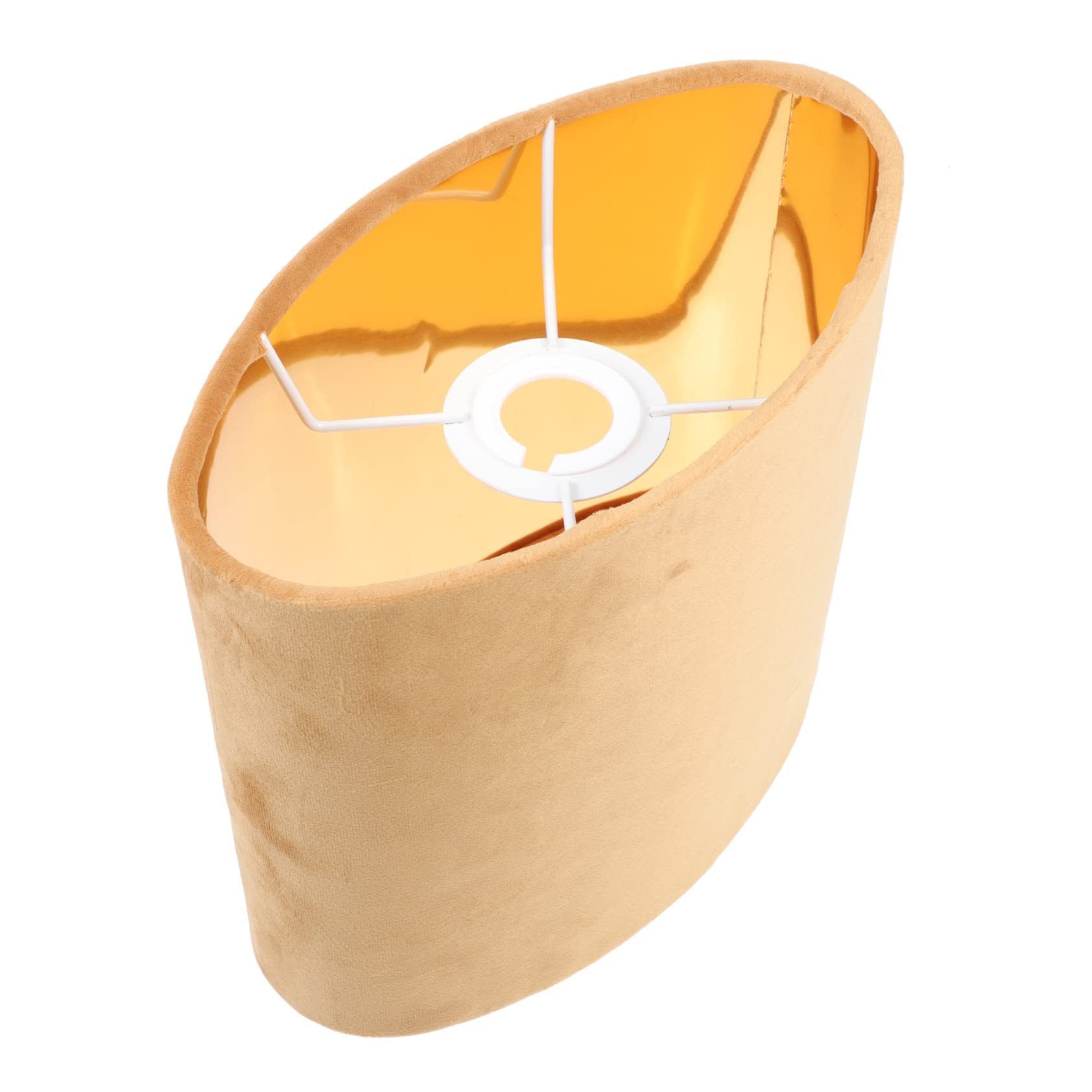 CAXUSD Oval Lampshade Practical Light Cover for Table Lamp Small Lamp Shade for Desk Bedroom Wall and Floor Simple Cloth Cover 9.06 X 7.28 X 5.12 in