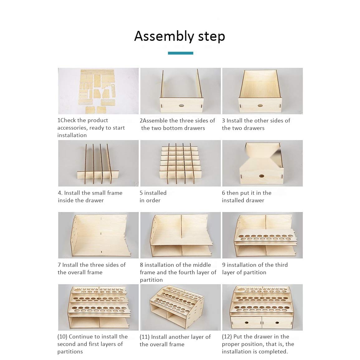 DIY drewniany organizer na butelki z farbą i artykuły plastyczne stojak do przechowywania kreatywny uchwyt na pędzle stojak do pokoju rzemieślniczego dekoracja artystyczna narzędzie ekspozycyjne dla