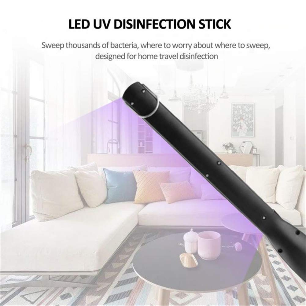 10W Lámpara UV mano, portátiles esterilizador ultravioleta lámparas UVC temporizador de cuarzo artefacto de iluminación para el recorrido del hogar del filtro de aire de carga USB